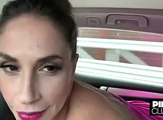 Malena fucks Christian Clay in car then gets anal POV.