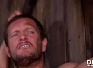 dominant sheriff jasmine jae spanks and interrogates the defenseless prisoner in bondage