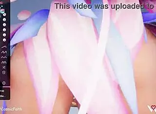 Hentai vtuber cosmic faith giving toy control on stream?
