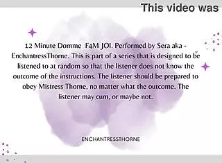 Femdom Joi-Cei Commands Your Orgasm