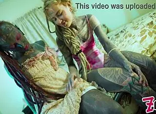 hardcore tattoo couple explores wild femdom dynamics