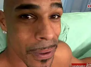 Skinny blonde with small tits enjoys big black cock