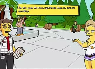 burns mansion episode 1 with yes man in casual narrative