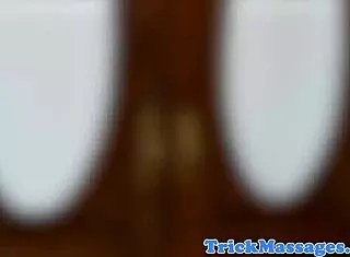 i'm the glam masseuse giving hidden blowjob