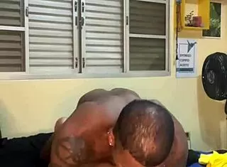 I picked up a black guy stroking his cock