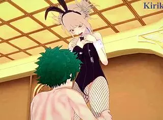himiko toga and izuku midoriya in wild hentai sex