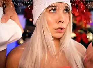 Blonde Webcam Whore Teasing Cock For Money