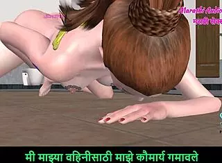 marathi audio sex story of cute teen rubbing pussy in doggy style