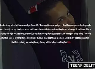 Teenfidelity Cute Cheerleaders Liza Rowe Shakes Her Pom Poms!