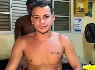 I picked up a black guy stroking his cock