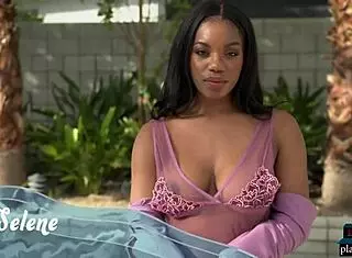 Two Amazing Ebony Models Show Off For Playboy