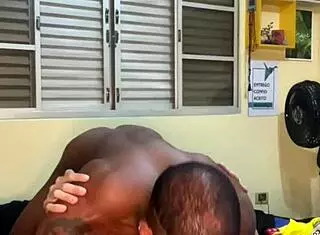 I picked up a black guy stroking his cock