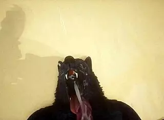 Pov view of two gay wolves fucking in wildlife with big ass and cum.