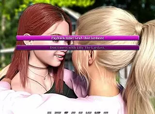 Kissing my hot blonde lesbian bestie in summer 😘