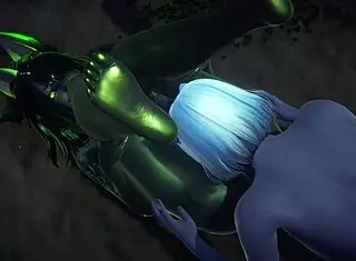 i love this kinky dragon fucking the tanuki in the park.