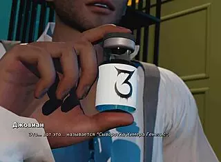 teasing my stepdad while cooking