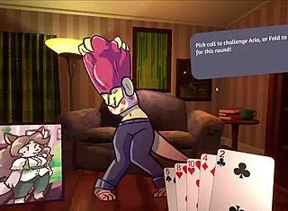Furry Strip Poker Game