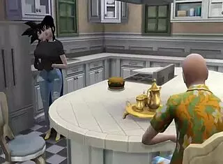 Chichi Trained By Roshi, Fucked By Monster Cock