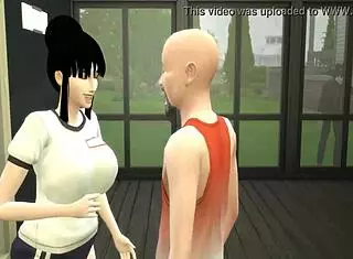 Chichi Trained By Roshi, Fucked By Monster Cock