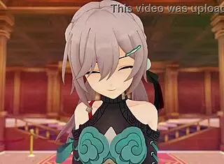 i fuked jing yuan so hard in doggystle, her pusy dripping from muff diving orgazm!