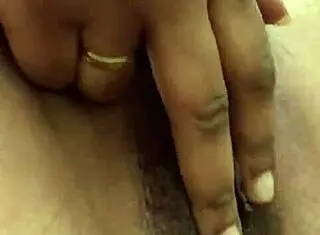 Teen squirts from fingering pussy