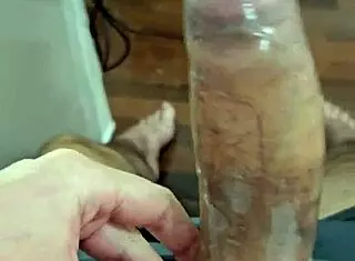 Trying to put condom on my thick penis 😜