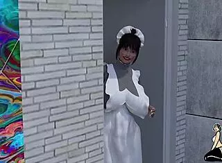 i watched my black tutor take a huge white cock in her ass during the lesson