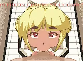 Fuugetsuin Ichigo-Chan Gets Doggy Creampie In Game Center!