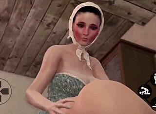 3D Φούτα Αναλ Δράση με Λέιντιμπόι σε Τρελή Σκηνή Χένται