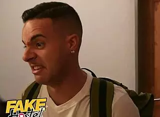 Cheating boyfriend doggystyles teen 18+ brunette in dorm.