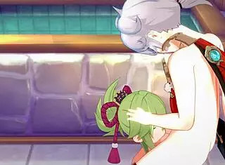 Kazuha And Kuki Shinobu In Intense Genshin Impact Hardsex