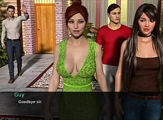 Hazel casually nurses AV back to pleasure, her big tits and ass making it fun.