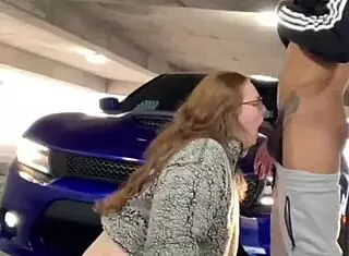mia dior in public parking garage encounter