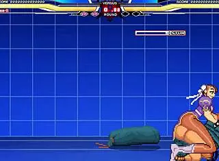 chunli takes on that long cock in intense hentai battle