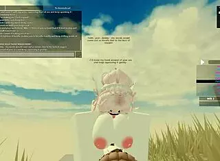 in this roblox-inspired video, beautiful slut takes monster cock deep in ass and throat