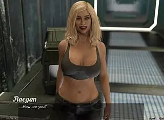 stranded in space, dominated by femdom mistress in 3d hentai