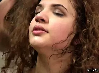 I caned hot babe in bondage