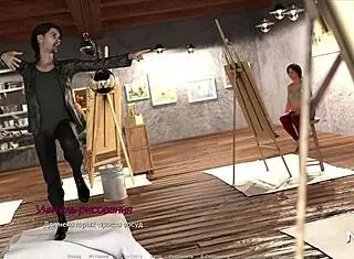 Blonde milf posing nude in Actinglessons episode 28