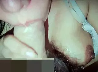 Wife left alone with husband's gay friend, they fuck hard in voyeur wedding share, cum on tits.