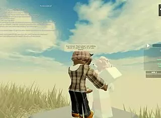in this roblox-inspired video, beautiful slut takes monster cock deep in ass and throat