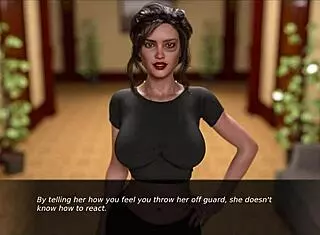 Hazel casually nurses AV back to pleasure, her big tits and ass making it fun.