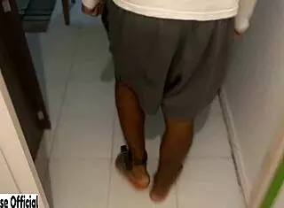 Trans Chick With Sexy Feet Seduces Interracial Cock Play