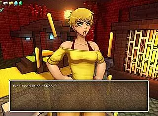 Hornycraft Parody Hentai Game Ep 45 Femdom Scene