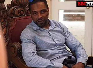 Brunette Maid Rides Big Cock In Tight Pussy, Gets Creampie