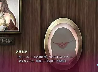 Sister sucking me through the wall hole