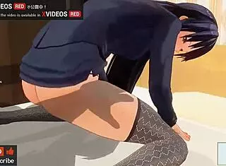 Uncensored Hentai Anime with ASMR Voice and Slow Sex