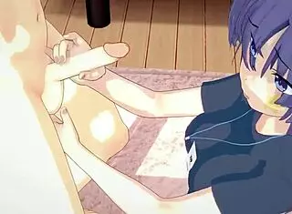 Blue Archive Thicc Thigh Yuuka In 3D Cartoon Hentai Style.