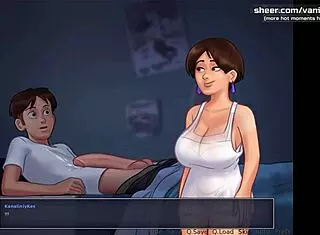 Wild Sex With Stepmom In Bed At Night!