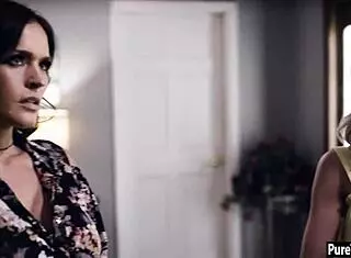 Annoyed milf wife dives into cheating threesome with teens