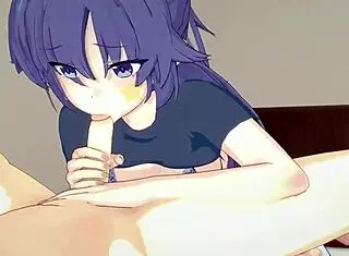 Blue Archive Thicc Thigh Yuuka In 3D Cartoon Hentai Style.